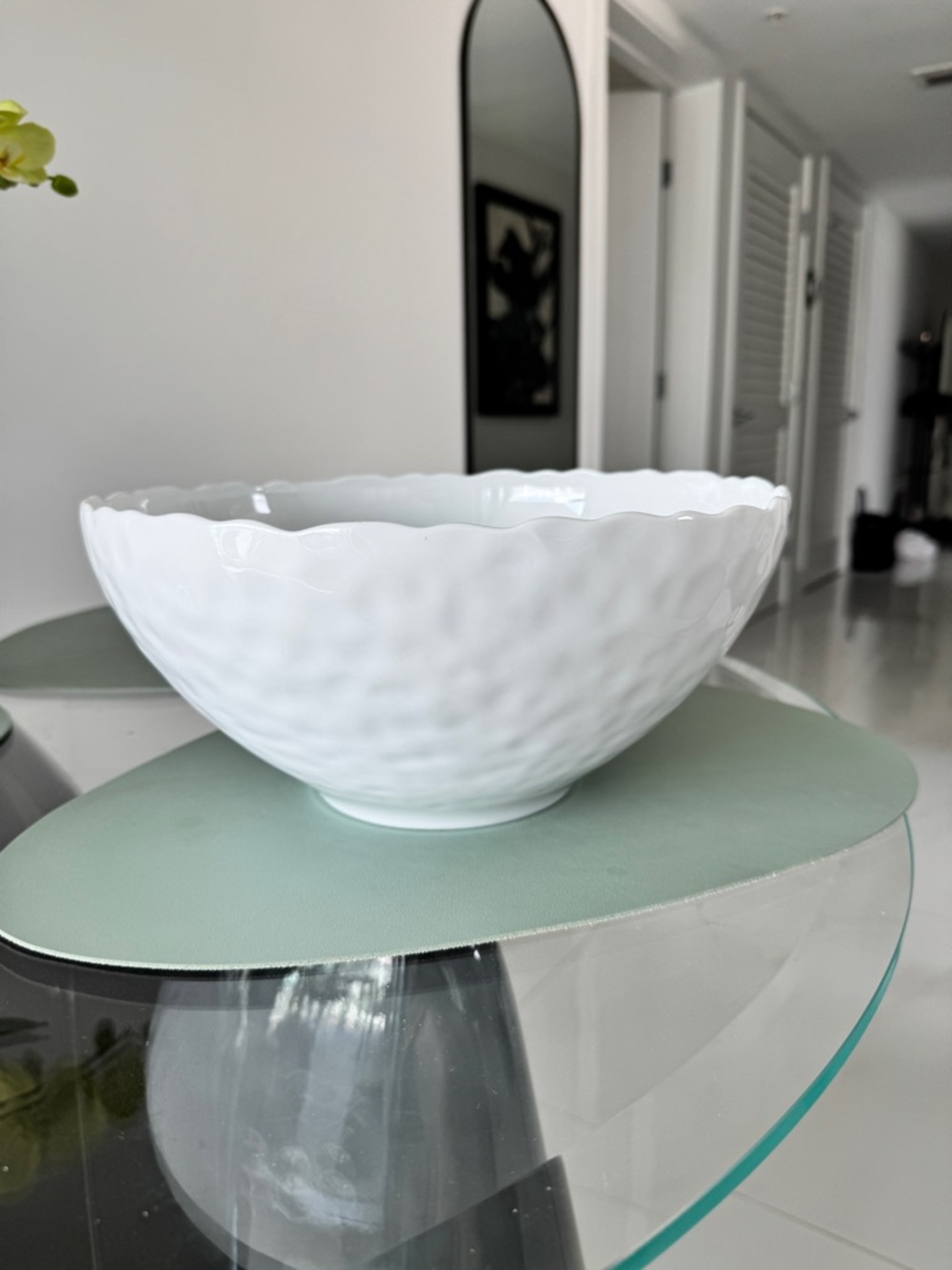 Bernardaud Limoges Large Porcelain Bowl – Made in France